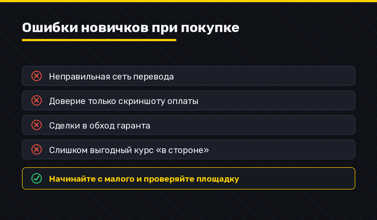 Как безопасно купить криптовалюту новичку в 2026 году: пошаговый гайд 2 Ошибки новичков при покупке криптовалюты